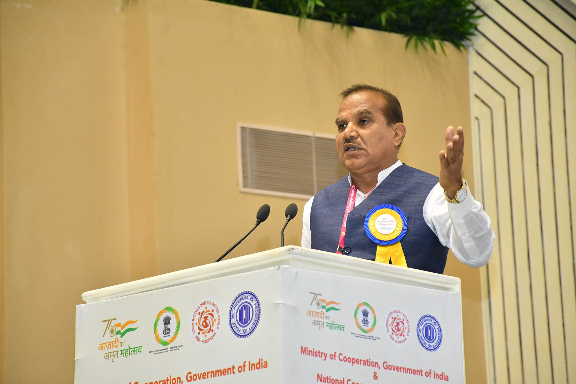 Greetings by Dr. Chandrapal Singh Yadav, President, International Cooperative Alliance - Asia Pacific on the 100th International Day of Cooperatives