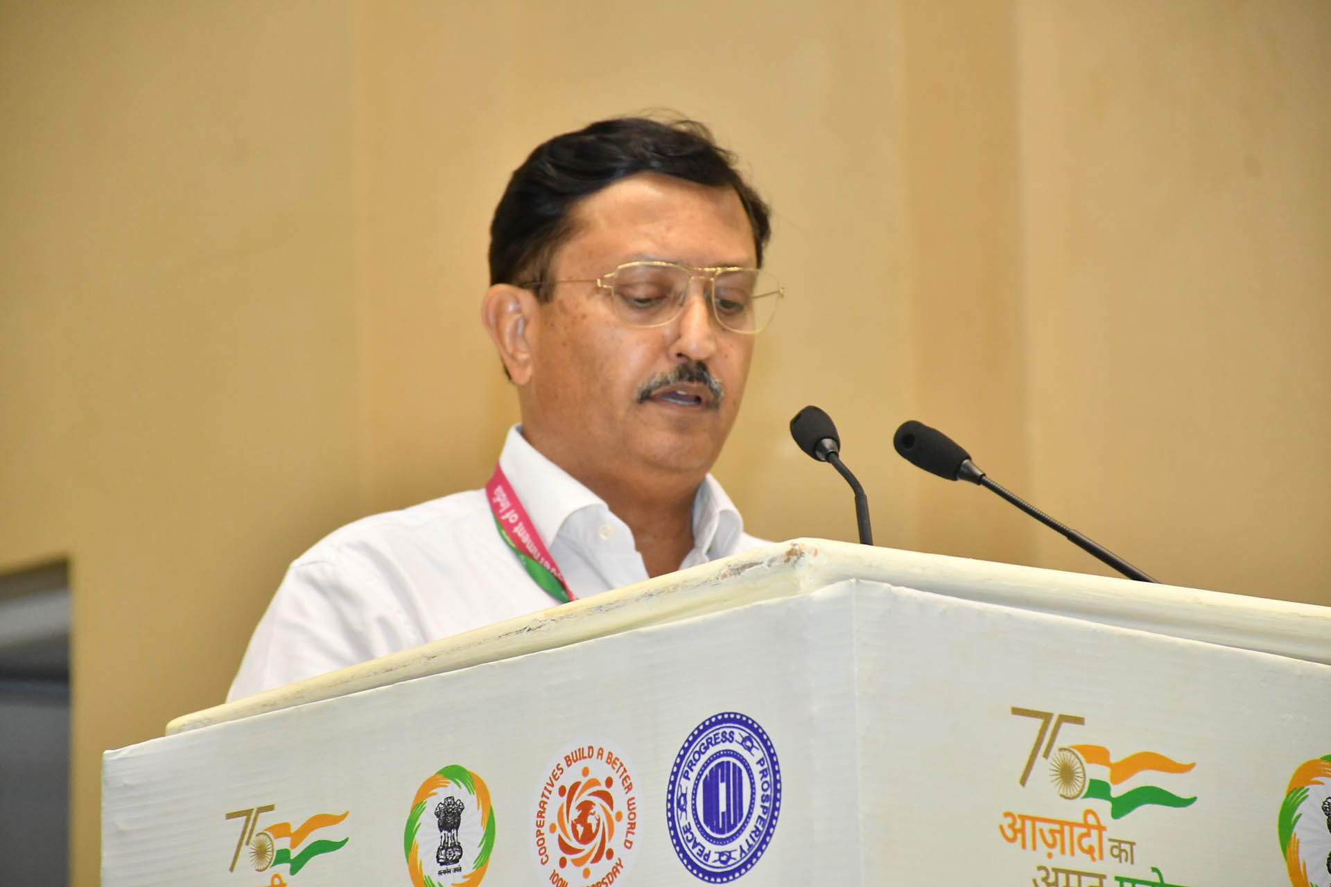 Vote of thanks by Dr.Sudhir Mahajan, Chief Executive, National Cooperative Union of India on the 100th   International Day of Cooperatives