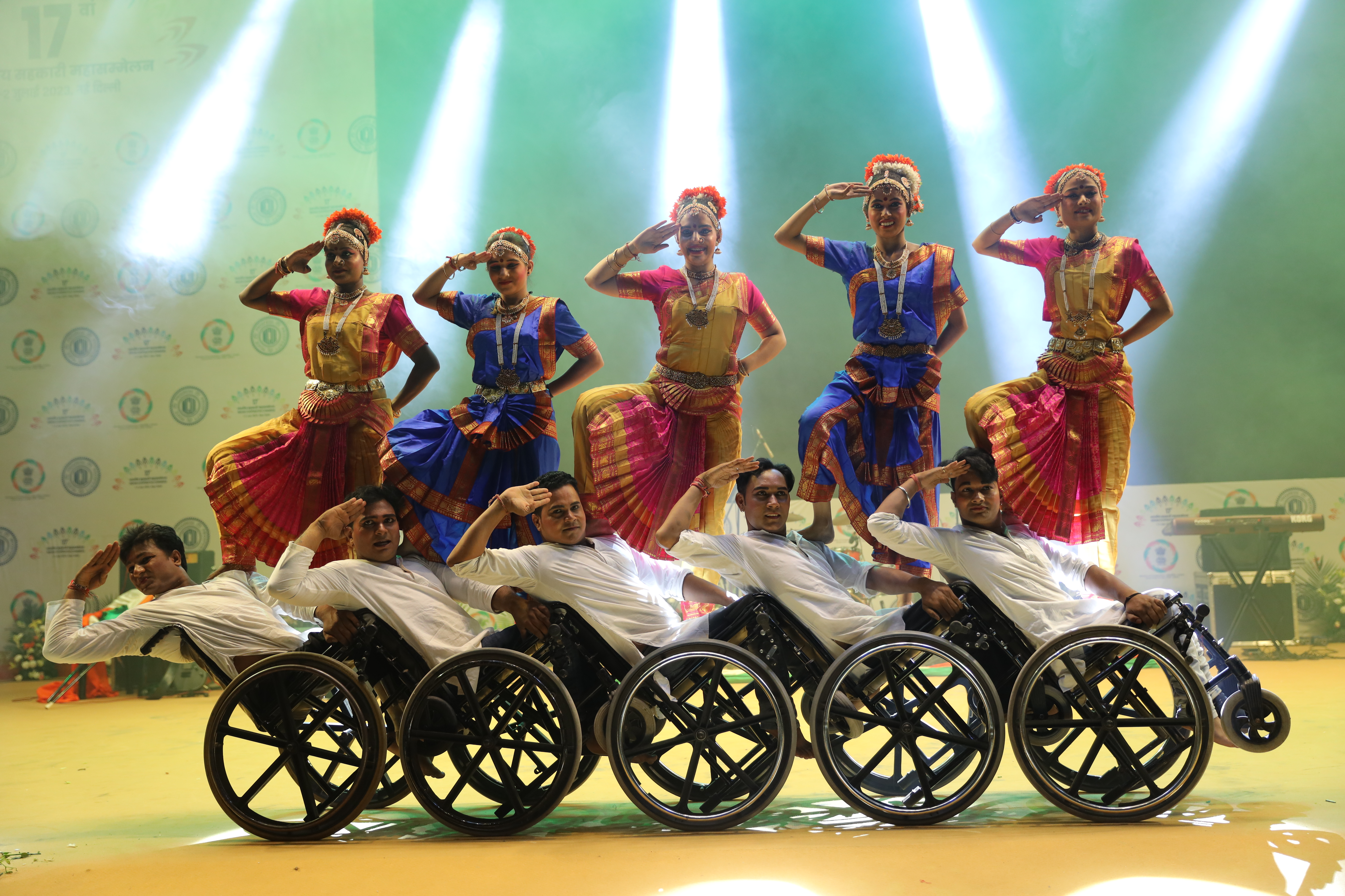 Specially abled artists' stunning performance at 17th Indian Cooperative Congress Day 1 (1 July 2023)